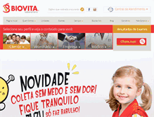 Tablet Screenshot of biovitalaboratorio.com.br